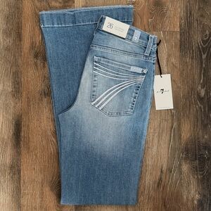 NWT 7 For All Mankind Tailorless Dojo Jeans 7FAMK